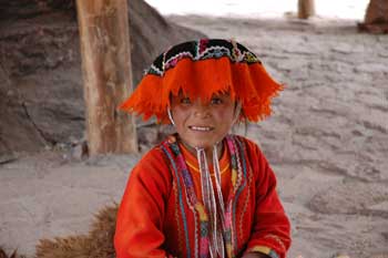 Kind aus Cusco